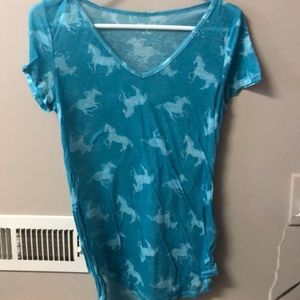 Unicorn print tee